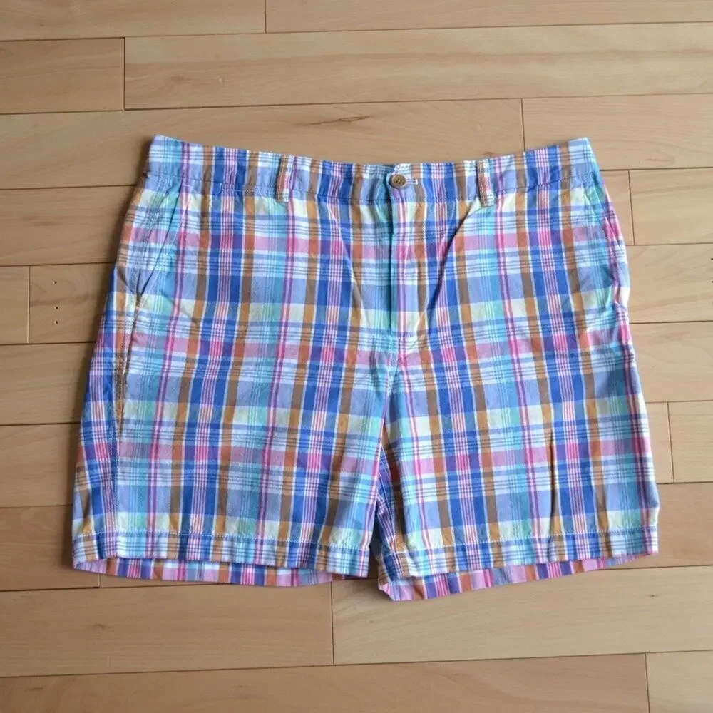 J Crew Chino Plaid Tartan Pants